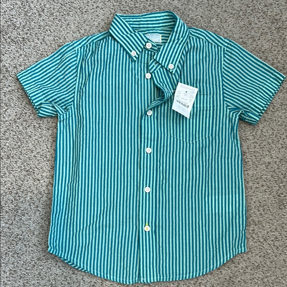 NWT J. Crew Crewcuts Striped Shirt, 4-5
